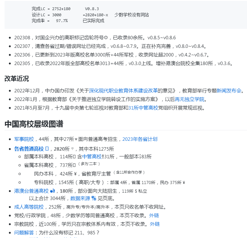  高等院校三千所 助力考生选大学