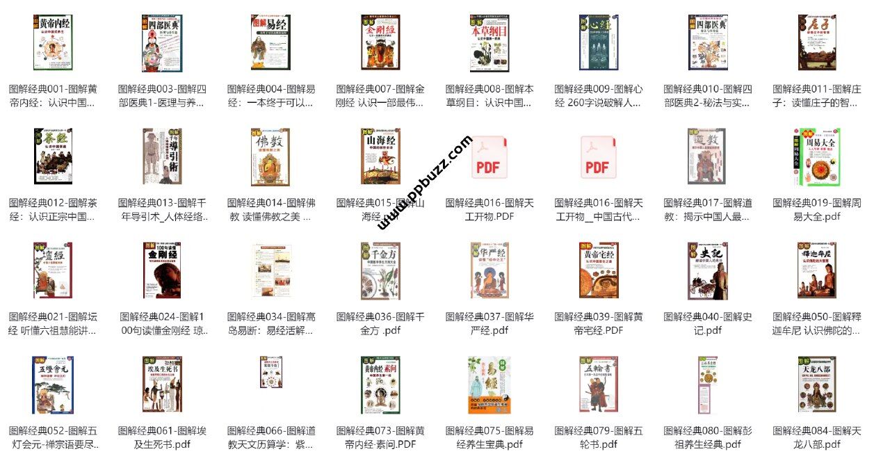 《图解经典 系列合集》老庄 易经 风水 术数 奇门遁甲 道教 佛教等[pdf]